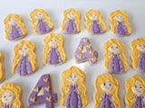 PRINCESS THEMED COOKIES  royal icing DECORATED -COOKIES