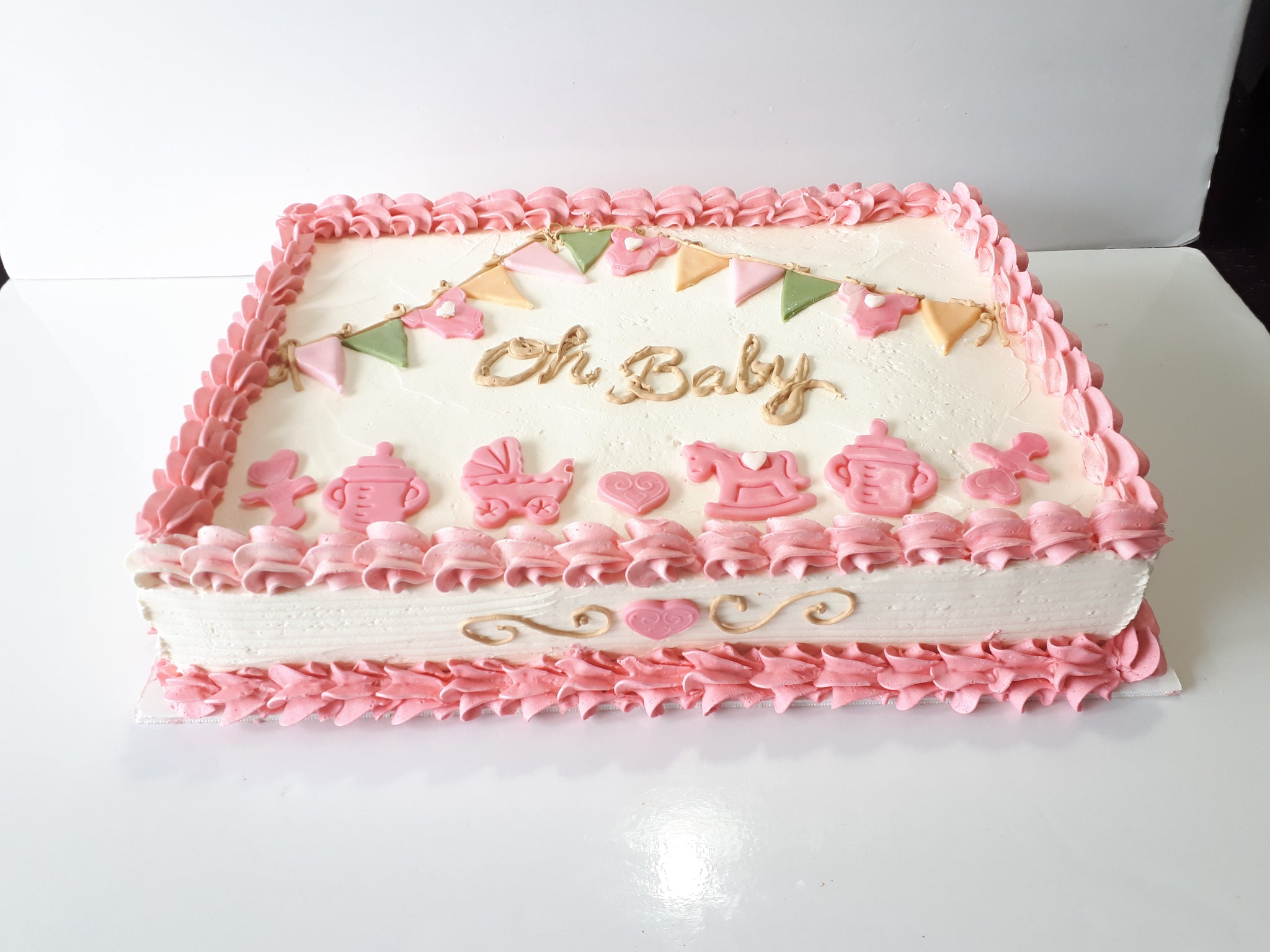 Rainbow Petal Sheet Cake Recipe - BettyCrocker.com