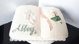 CAKE , BIBLE First Communion cake Approx 9x13”