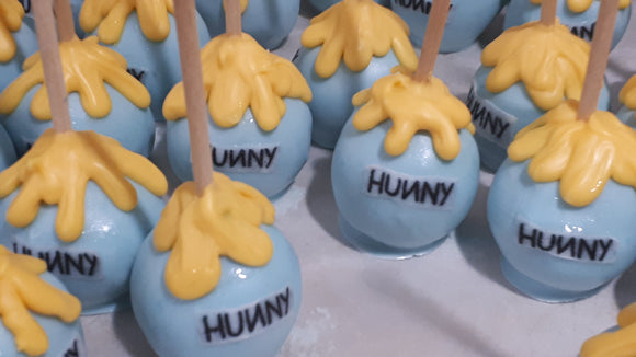 50 Honey Pot CAKE POPS (50 cakepops) shipping included