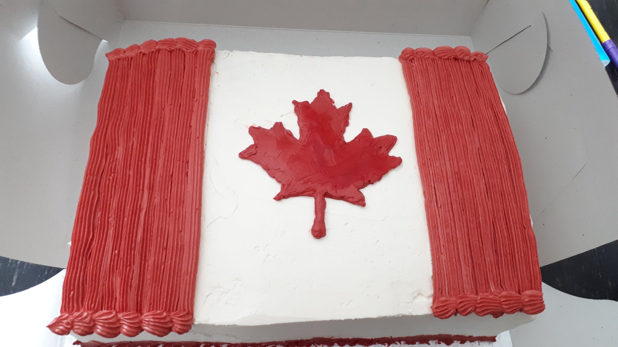 Happy Canada Day celebration cake Photograph by Milleflore Images - Pixels