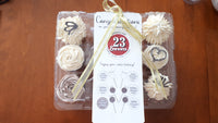 WEDDING CAKE TASTING KIT, Wedding cupcake tasting kit./ wedding cake tasting box/wedding cake tasting