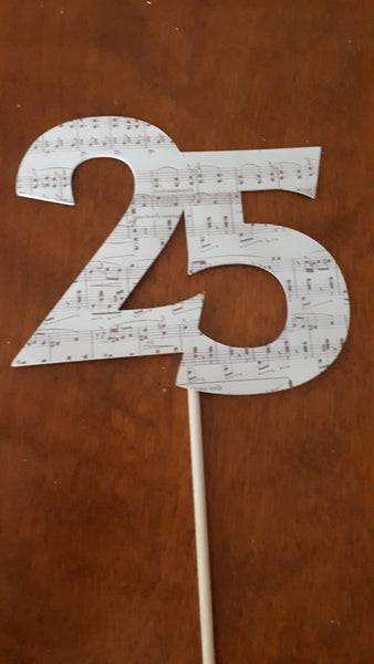 CAKE TOPPERS Number (CUSTOM DESIGNS)