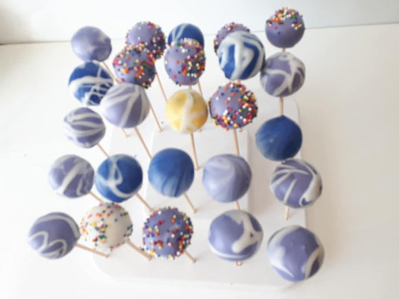 CAKE POPS, 1 dozen, various colours and flavours available,