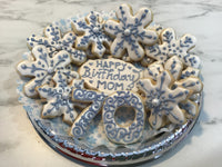 COOKIES  royal icing DECORATED -WINTER BIRTHDAY COOKIES