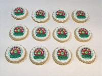 Custom Image COOKIES (any image/ logo) royal icing DECORATED -COOKIES, 1 dozen cookies