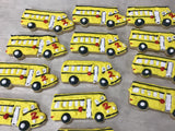 COOKIES royal icing DECORATED -SCHOOL BUS, back to school