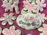 Winter ONEderland cookies