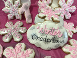 Winter ONEderland cookies