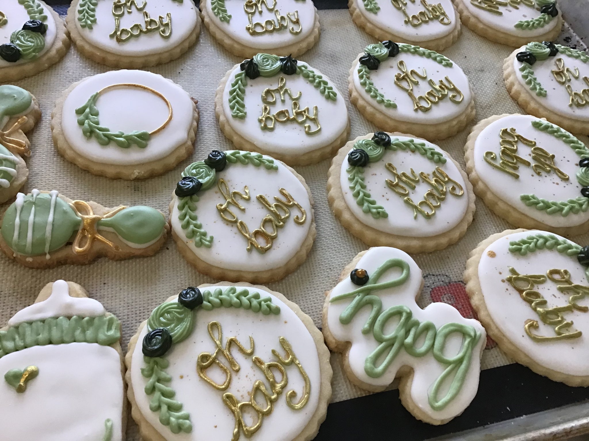 190 Baby Shower Decorated Cookie Ideas