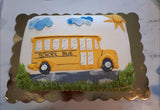 School bus Cake, occasion cake ( local orders only)