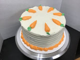 Old fashioned CARROT CAKE 8 inch round (local orders only)