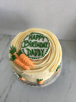 6” Carrot cake with buttercream frosting