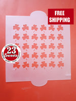 Shamrock, St. Patrick’s Day stencil,, cookie stencil, cookie decorating, cookie decor art stencil, arts and crafts