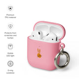 AirPods case with bunny face, gift for her, christmas gift ideas, earphones, stocking stuffers, teen gift