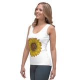 Sunflower design tank top, Sublimation Cut & Sew Tank Top for women and teen girls