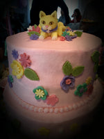 CUSTOM CAKE With buttercream rosettes, lemon flavour