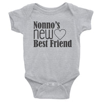 Infant Bodysuit, onesie, undershirt, Nonno's new best Friend baby shirt, infant onesie, baby gift, baby shower