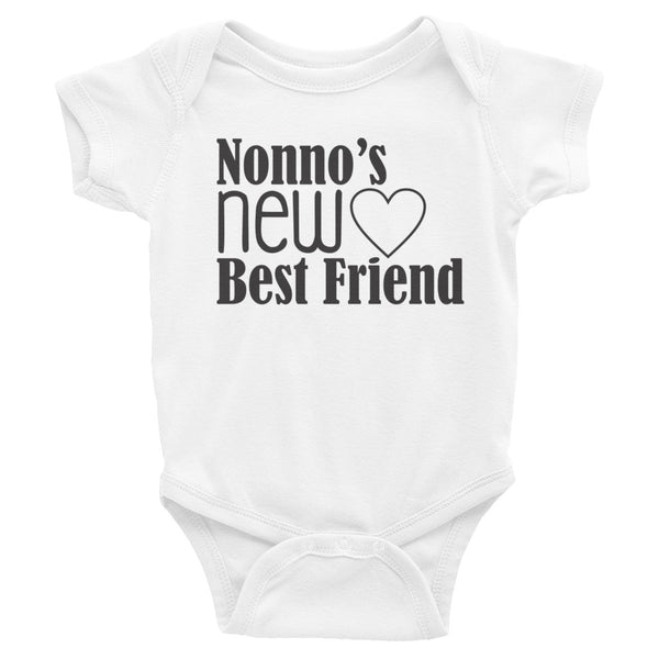 Infant Bodysuit, onesie, undershirt, Nonno's new best Friend baby shirt, infant onesie, baby gift, baby shower