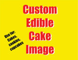 EDIBLE IMAGE for CAKES and COOKIES Shipping included