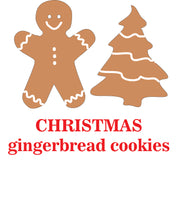 Gingerbread Christmas cookies 1 dozen (local orders only)