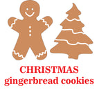 Gingerbread Christmas cookies 1 dozen (local orders only)