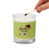 CANDLE Santa's favorite Ho, candle Glass jar soy wax candle, gift for her, housewarming gift, Christmas gift