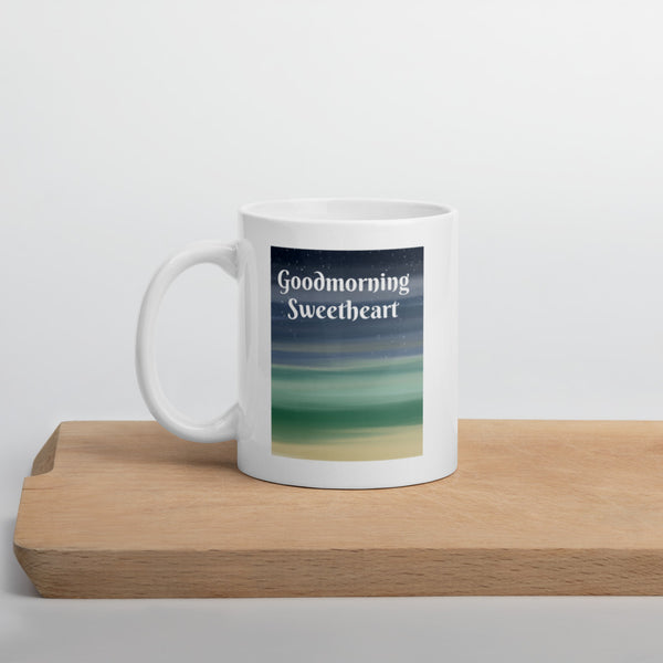 Good morning sweetheart mug, coffee cup, coffee mug, gift, birthday, christmas gift