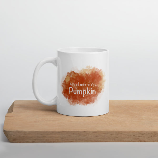 Mug “GOODMORNING PUMPKIN”, coffee mug, coffee cup
