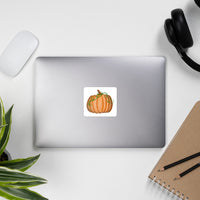 Pumpkin stickers, bullet journals, Bubble-free stickers, crafting, crafts