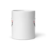MUG, Snowman face, mug, White glossy mug, Christmas,  Holiday mug, cheery mug gift idea for morning coffee/hot chocolate/ mugs.