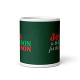 MUG, Jesus is the reason for the Season Christmas mug, gift cup, White glossy mug, cup, Christmas mug, gift, White glossy mug