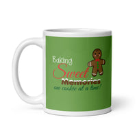 MUG, Baking sweet memories Christmas mug, gift cup, White glossy mug, cup, Christmas mug, gift, White glossy mug