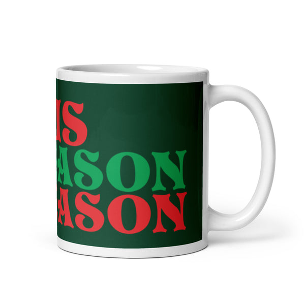 MUG, Jesus is the reason for the Season Christmas mug, gift cup, White glossy mug, cup, Christmas mug, gift, White glossy mug