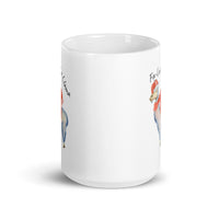 MUG, Fa la la llama, , White glossy mug, Christmas,  Holiday  funny mug, cheery mug gift idea for morning coffee or hot chocolate