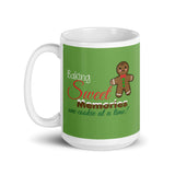 MUG, Baking sweet memories Christmas mug, gift cup, White glossy mug, cup, Christmas mug, gift, White glossy mug